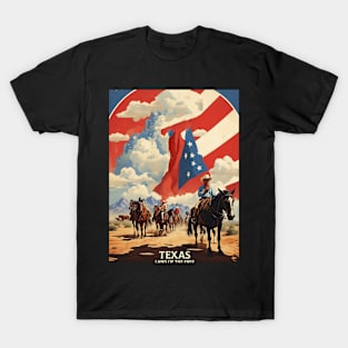 Texas United States of America Tourism Vintage Poster T-Shirt